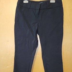 The Limited Exact Stretch Straight/Skinny Leg Dress Pants, Black, Size 8